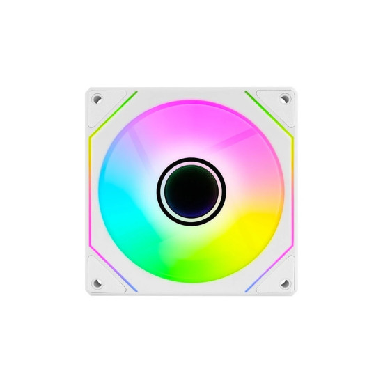 Вентилатор AeroCool Fan 120mm Phantom M-3R - Infinity Mirror ARGB, REVERSE - White