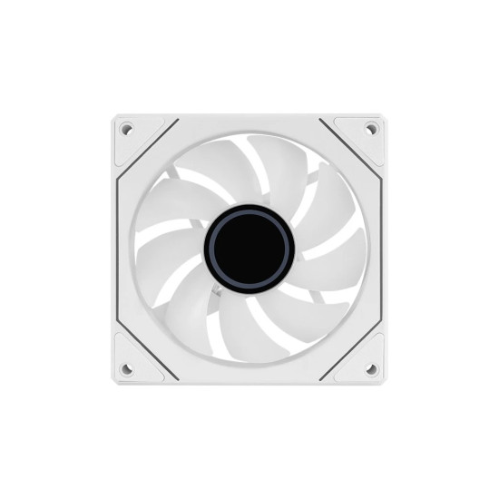 Вентилатор AeroCool Fan 120mm Phantom M-3R - Infinity Mirror ARGB, REVERSE - White