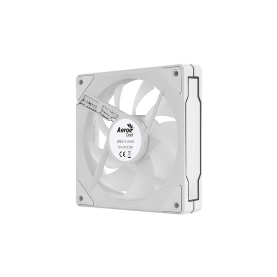 Вентилатор AeroCool Fan 120mm Phantom M-3R - Infinity Mirror ARGB, REVERSE - White