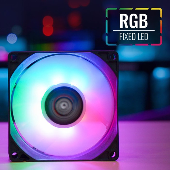 Вентилатор AeroCool Fan 80 mm - Frost 8 - Fixed RGB - ACF1-FS10117.11