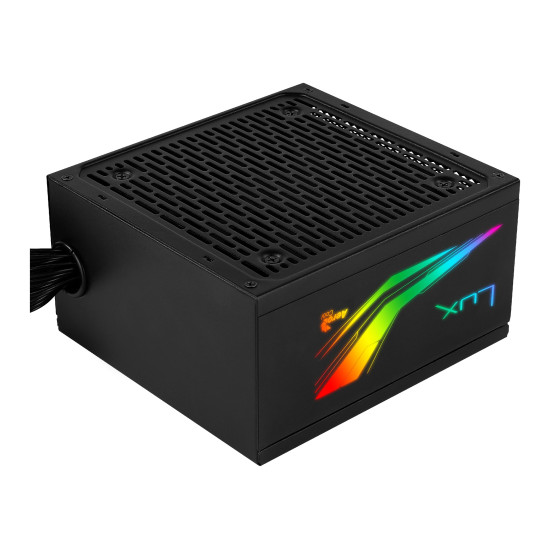 Захранване AeroCool PSU LUX RGB 550W - Bronze, RGB Addressable - ACPB-LX55AEC.11