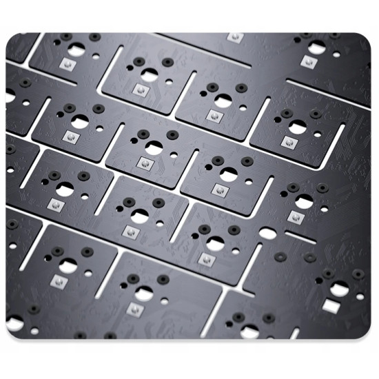 Клавиатура Ajazz Gaming Mechanical Keyboard AK820 - Red Switches [Linear] (English US), Black, White Backlight