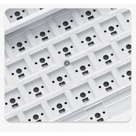 Клавиатура Ajazz Gaming Mechanical Keyboard AK820 - Red Switches [Linear] (English US), Black, White Backlight