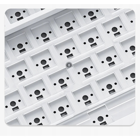 Клавиатура Ajazz Gaming Mechanical Keyboard AK820 - Red Switches [Linear] (English US), Black, White Backlight