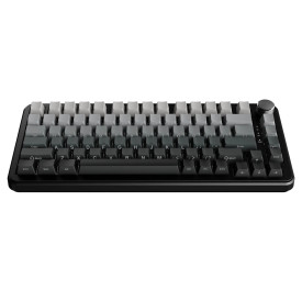 Безжична клавиатура Ajazz Wireless Gaming Mechanical Keyboard AK820 MAX - White birch [Linear] (English US), Side Printed, Gray