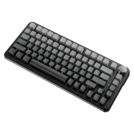 Безжична клавиатура Ajazz Wireless Gaming Mechanical Keyboard AK820 MAX - White birch [Linear] (English US), Side Printed, Gray