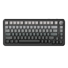 Безжична клавиатура Ajazz Wireless Gaming Mechanical Keyboard AK820 MAX - White birch [Linear] (English US), Side Printed, Gray
