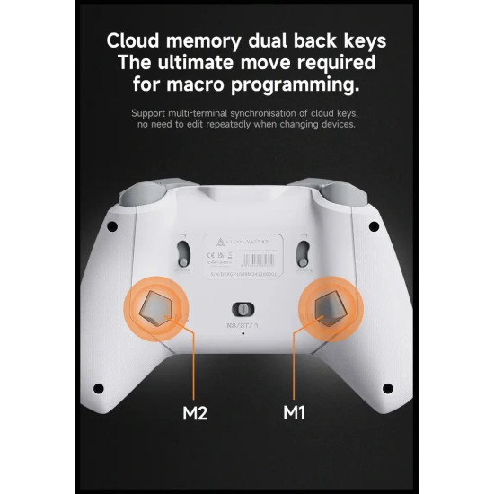 Безжичен контролер Ajazz Gamepad Set GP100 - Wireless, Bluetooth, 1000Hz - Black