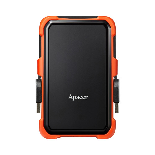Външен твърд диск Apacer Portable Hard Drive AC630 2TB USB 3.2 Gen 1, Military-Grade, Shockproof, Black