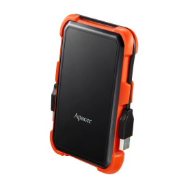 Външен твърд диск Apacer Portable Hard Drive AC630 2TB USB 3.2 Gen 1, Military-Grade, Shockproof, Black