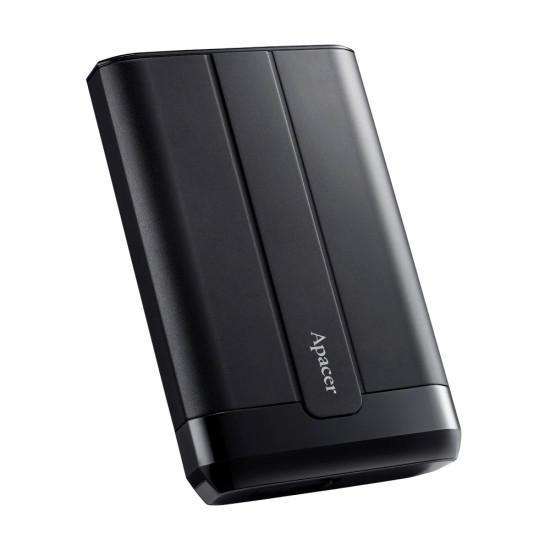 Външен твърд диск Apacer AC732 2TB USB 3.2 Gen 1, Military-Grade, Shockproof, IP68, Black