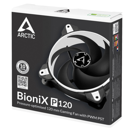 Вентилатор Arctic Fan 120mm - BioniX P120 PWM PST - White