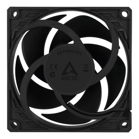 Вентилатор Arctic Fan 80mm P8 PWM PST - black/black - 200-3000rpm