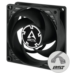 Вентилатор Arctic Fan 80mm P8 PWM PST - black/black - 200-3000rpm