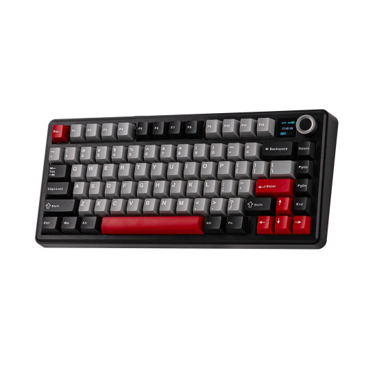 Безжична клавиатура Aula F75 MAX - Reaper Switch [Linear] (English US), Black, Red