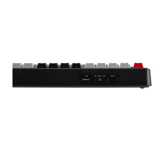 Безжична клавиатура Aula F75 MAX - Reaper Switch [Linear] (English US), Black, Red