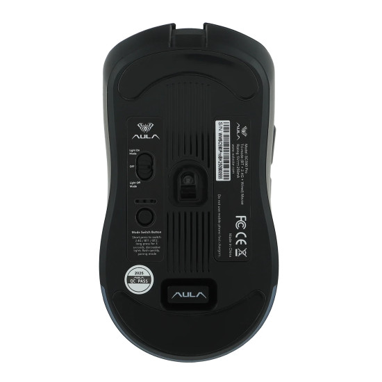 Безжична мишка Aula Wireless Gaming Mouse SC590 PRO - Smart Display, Black