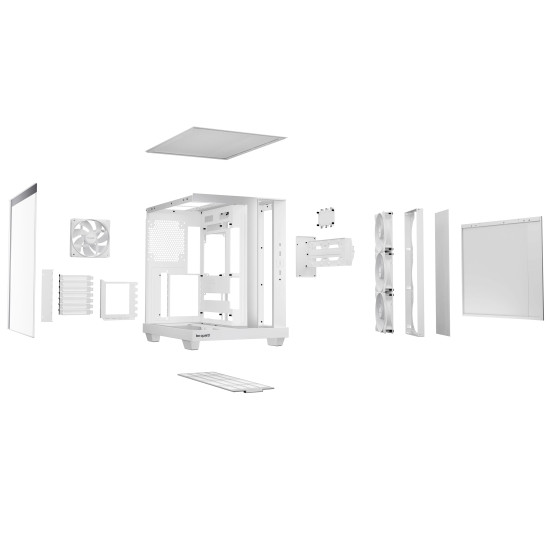 Кутия за компютър be quiet! Case ATX - LIGHT BASE 500 LX, White