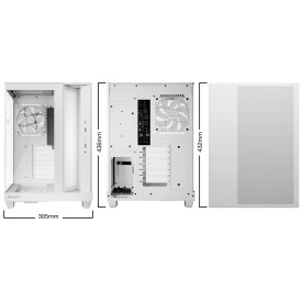 Кутия за компютър be quiet! Case ATX - LIGHT BASE 500 LX, White