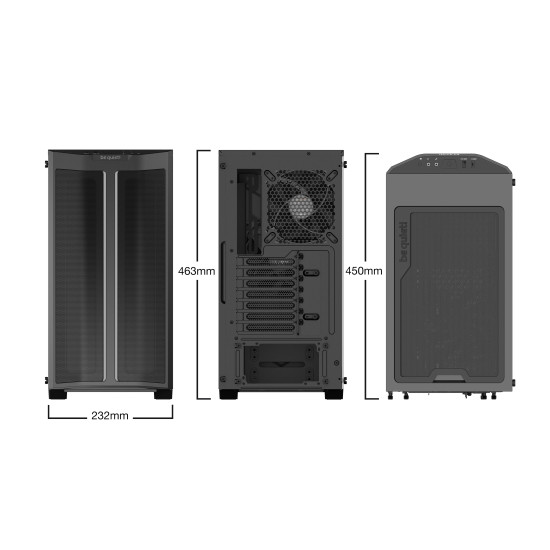 Кутия за компютър be quiet! Case ATX - Pure Base 500DX Black