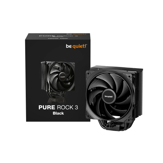 Охладител за процесор be quiet! CPU Cooler - Pure Rock 3 Black