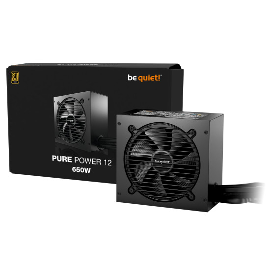 Захранване be quiet! PSU ATX 3.1 Gold - PURE POWER 12 650W