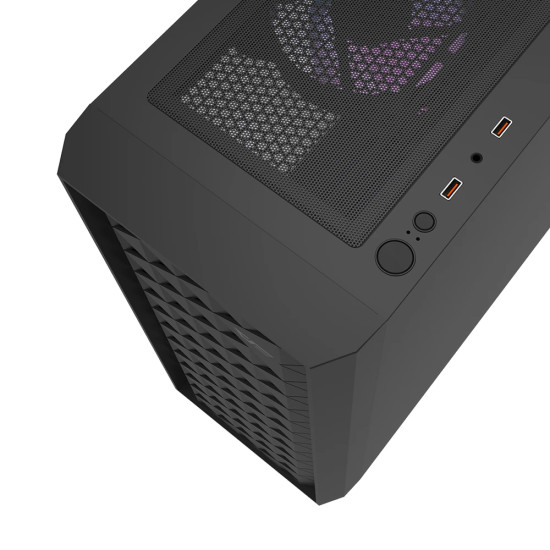 Кутия за компютър Darkflash Case ATX - DK351 Black - 4 fans included