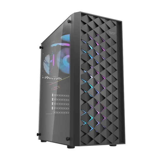 Кутия за компютър Darkflash Case ATX - DK351 Black - 4 fans included