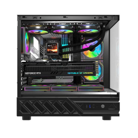 Кутия за компютър Darkflash Case ATX - DS950 Black - 6 x 120 mm Infinity Mirror A-RGB