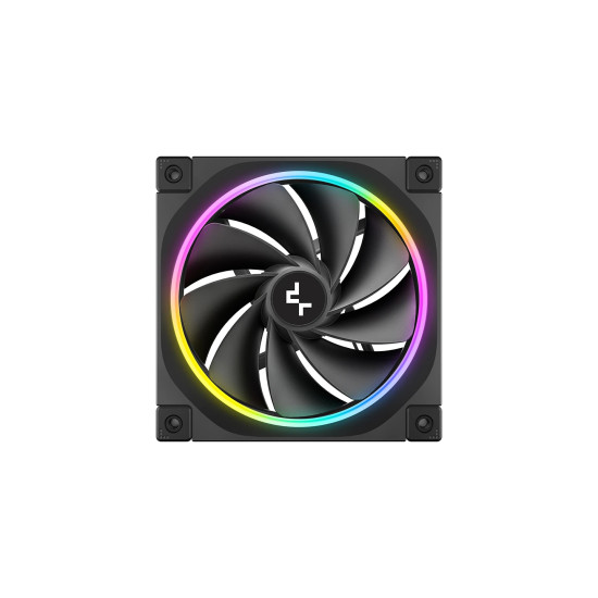Комплект вентилатори DeepCool Fan Pack 3-in-1 3x120 mm - FL12R Black, Reverse, Addressable RGB