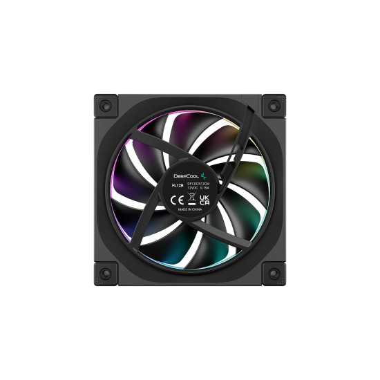 Комплект вентилатори DeepCool Fan Pack 3-in-1 3x120 mm - FL12R Black, Reverse, Addressable RGB