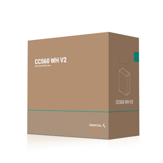 Кутия за компютър DeepCool Case ATX - CC560 WH v2