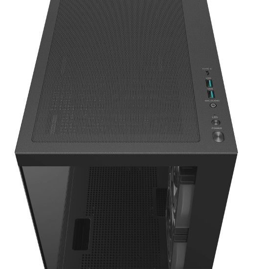 Кутия за компютър DeepCool Case ATX - CG380 3F - 3 ARGB Fans, USB-C