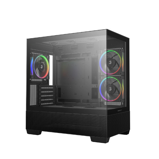 Кутия за компютър DeepCool Case ATX - CG380 3F - 3 ARGB Fans, USB-C