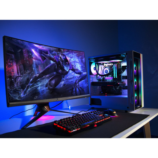 Кутия за компютър DeepCool Case ATX MATREXX 55 WHITE V3 ADD-RGB WH 3F