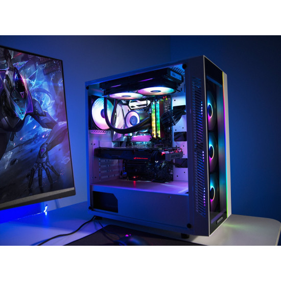 Кутия за компютър DeepCool Case ATX MATREXX 55 WHITE V3 ADD-RGB WH 3F