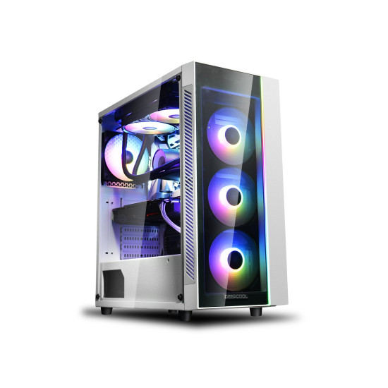 Кутия за компютър DeepCool Case ATX MATREXX 55 WHITE V3 ADD-RGB WH 3F