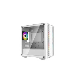 Кутия за компютър DeepCool Case mATX - CC360 A-RGB White