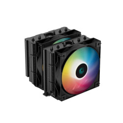 Охладител за процесор DeepCool CPU Cooler AG620 BK - Addressable RGB, Dual-Tower - LGA1700/AM5