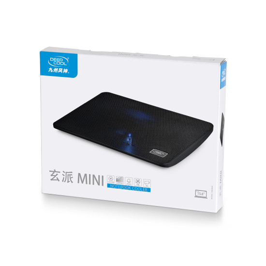 Охладител за лаптоп DeepCool Notebook Cooler WIND PAL MINI 15.6"- black