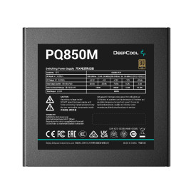 Захранване DeepCool PSU 1000W - 80+ Gold, Full Modular - PQ1000M