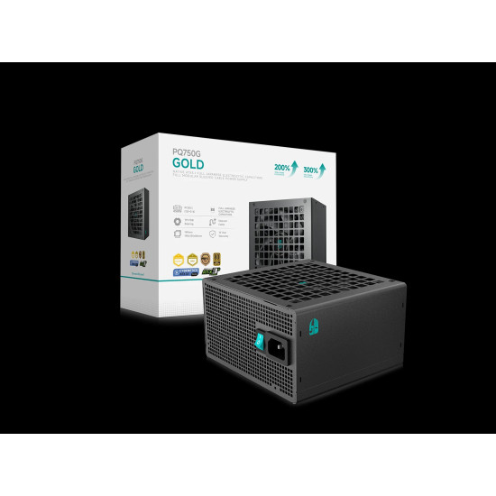 Захранване DeepCool PSU ATX 3.1 750W Gold, Full Modular - PQ750G