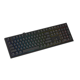 Безжична клавиатура Ducky Professional Gaming Mechanical Keyboard One X Wireless Black - Ducky AI Switches [Linear], Bluetooth, 2.4