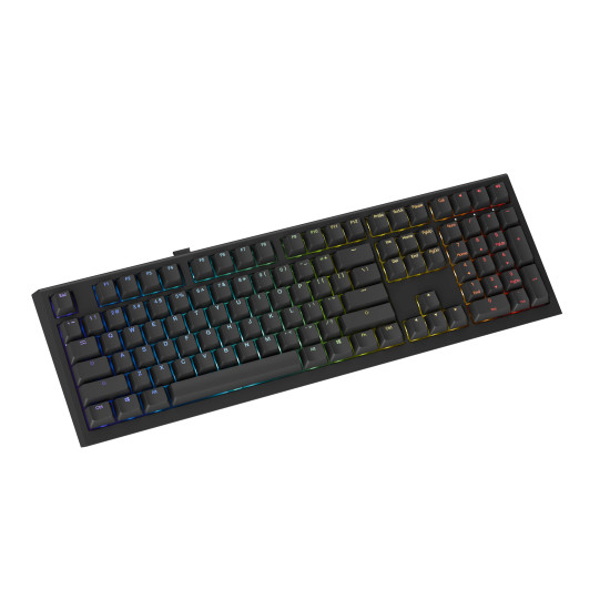 Безжична клавиатура Ducky Professional Gaming Mechanical Keyboard One X Wireless Black - Ducky AI Switches [Linear], Bluetooth, 2.4
