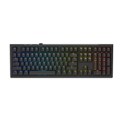 Безжична клавиатура Ducky Professional Gaming Mechanical Keyboard One X Wireless Black - Ducky AI Switches [Linear], Bluetooth, 2.4