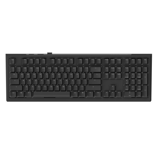 Безжична клавиатура Ducky Professional Gaming Mechanical Keyboard One X Wireless Black - Ducky AI Switches [Linear], Bluetooth, 2.4