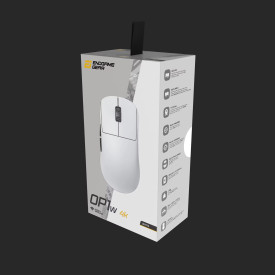 Безжична мишка Endgame Gear OP1w 4K - Wireless Gaming Mouse - White - EGG-OP1W4K-WHT