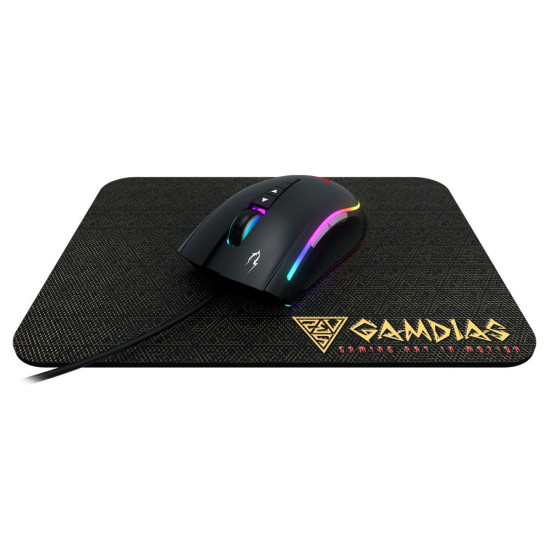 Мишка Gamdias Mouse - ZEUS M2 RGB + PAD - 10800dpi, weight tunning