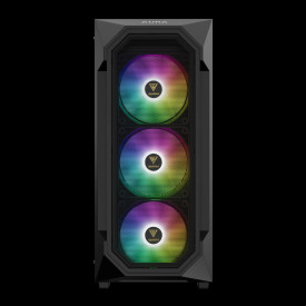 Кутия за компютър Gamdias Case ATX - AURA GC1 Elite - Mesh, RGB, Tempered Glass