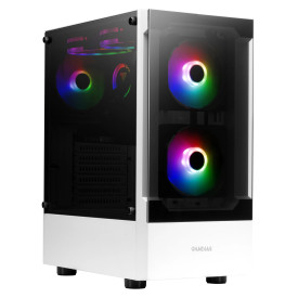Кутия за компютър Gamdias Case ATX - TALOS E3 White - aRGB, Tempered Glass